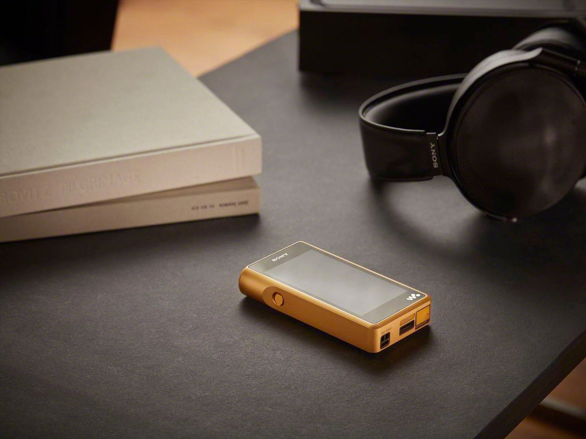 SONY NW-WM1Z MP3-Player 256 GB, Gelb/Schwarz