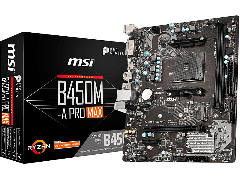 MSI MB B450M-A Pro Max Anakart_0