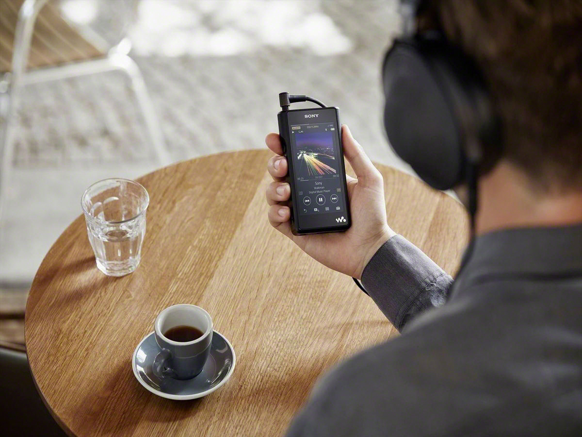 SONY NW-WM1A MP3-Player 128 GB, Schwarz