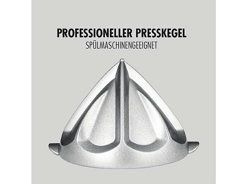 GASTROBACK 41150 ADVANCED PRO S Zitruspresse 100 Watt, Silber