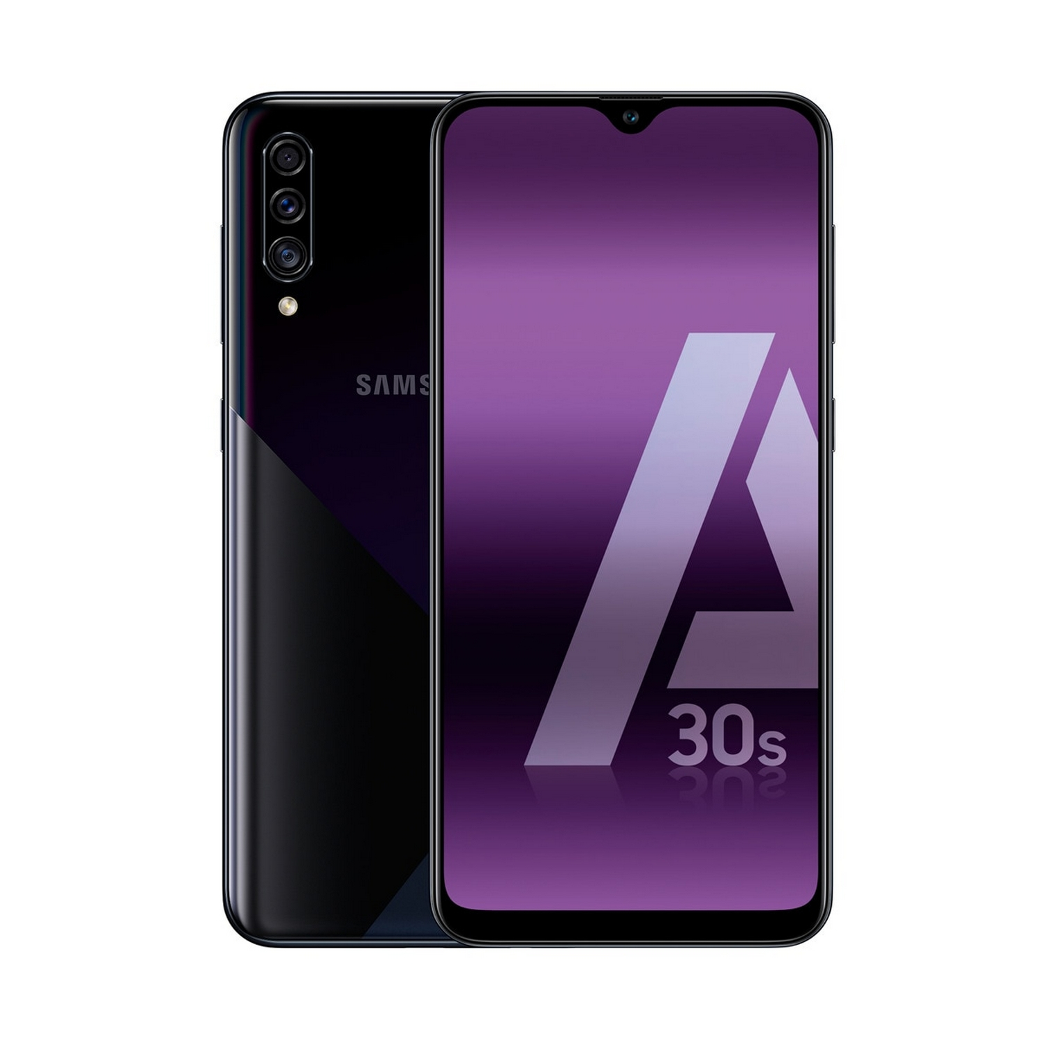 Móvil - Samsung Galaxy A30s, Negro, 128 GB, 4 GB RAM, 6.4" HD+, Exynos 7904, 4000 mAh, Android