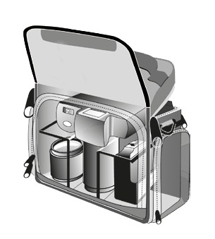 ISY IPB-4100 Tasche, Schwarz