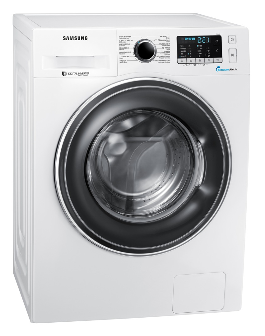 SAMSUNG WW80J5455EW/WS - Waschmaschine (8 kg, Weiss)