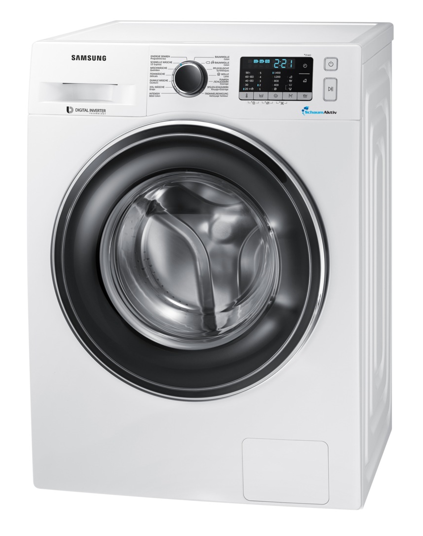 SAMSUNG WW80J5455EW/WS - Waschmaschine (8 kg, Weiss)