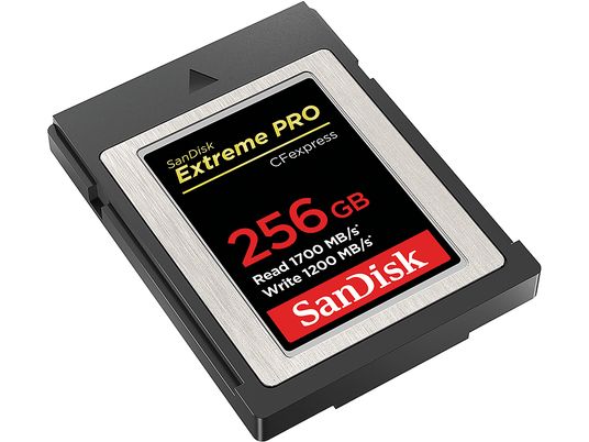 SANDISK Extreme Pro 1700MB/S Typ B - CFexpress-Karte  (256 GB, 1700 MB/s, Schwarz/Grau)