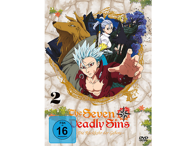 [Jedes Mal sehr beliebt] The Seven Deadly Sins - Rückkehr 2 Gebote Vol. DVD der 2. - Die Staffel 