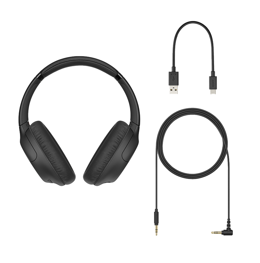 SONY WH-CH710N - Bluetooth Kopfhörer (Over-ear, Schwarz)