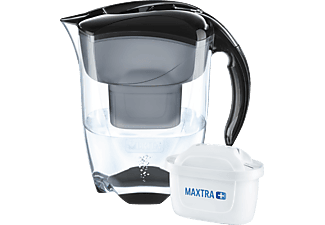 BRITA Elemaris XL Maxtra Wasserfilterkanne, Schwarz