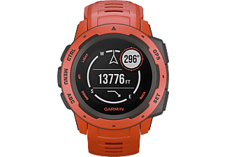 GARMIN Instinct - Smartwatch GPS (Rosso brillante/Grigio ardesia)