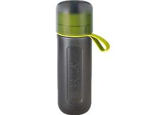 BRITA Active Trinkflasche mit Wasserfilter, Limone/Grau