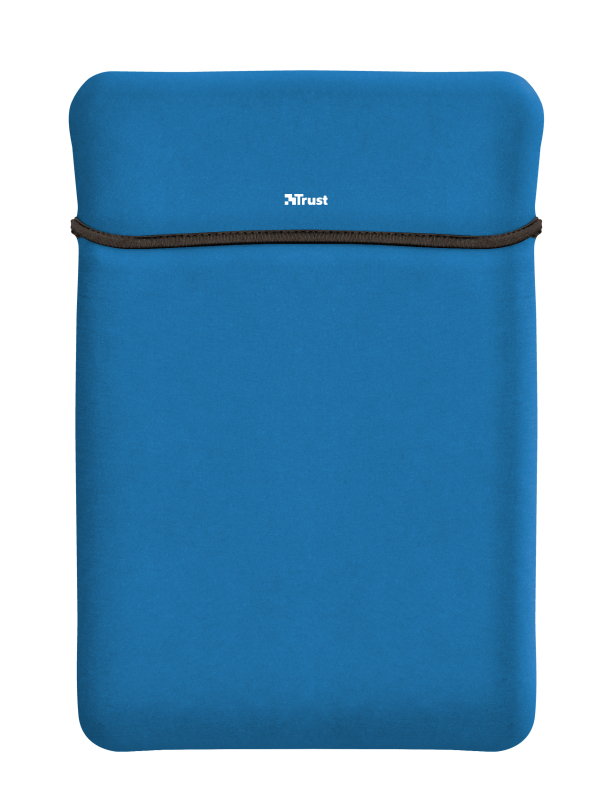 Funda portátil - Trust Yvo Funda Reversible + Ratón Inalámbrico, 15.6", Universal, Neopreno, Azul
