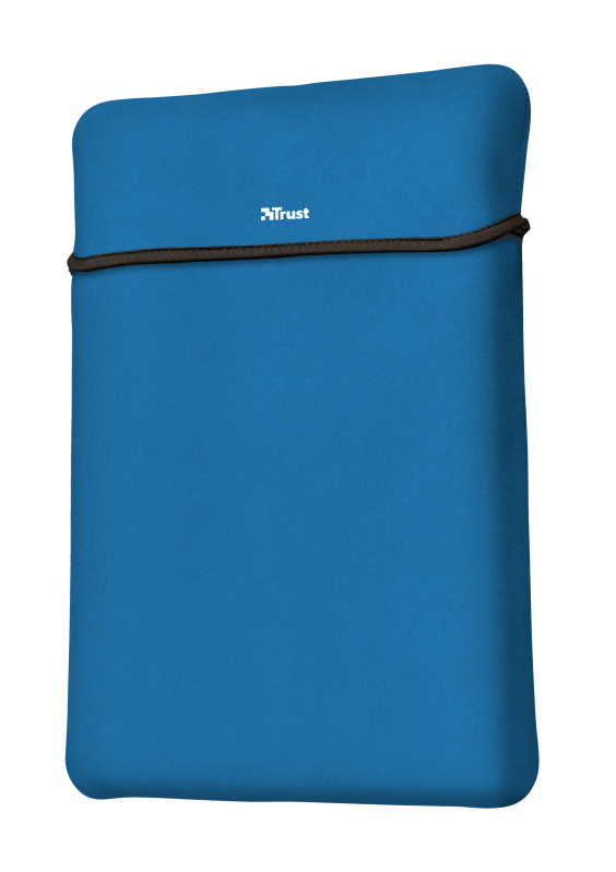 Funda portátil - Trust Yvo Funda Reversible + Ratón Inalámbrico, 15.6", Universal, Neopreno, Azul