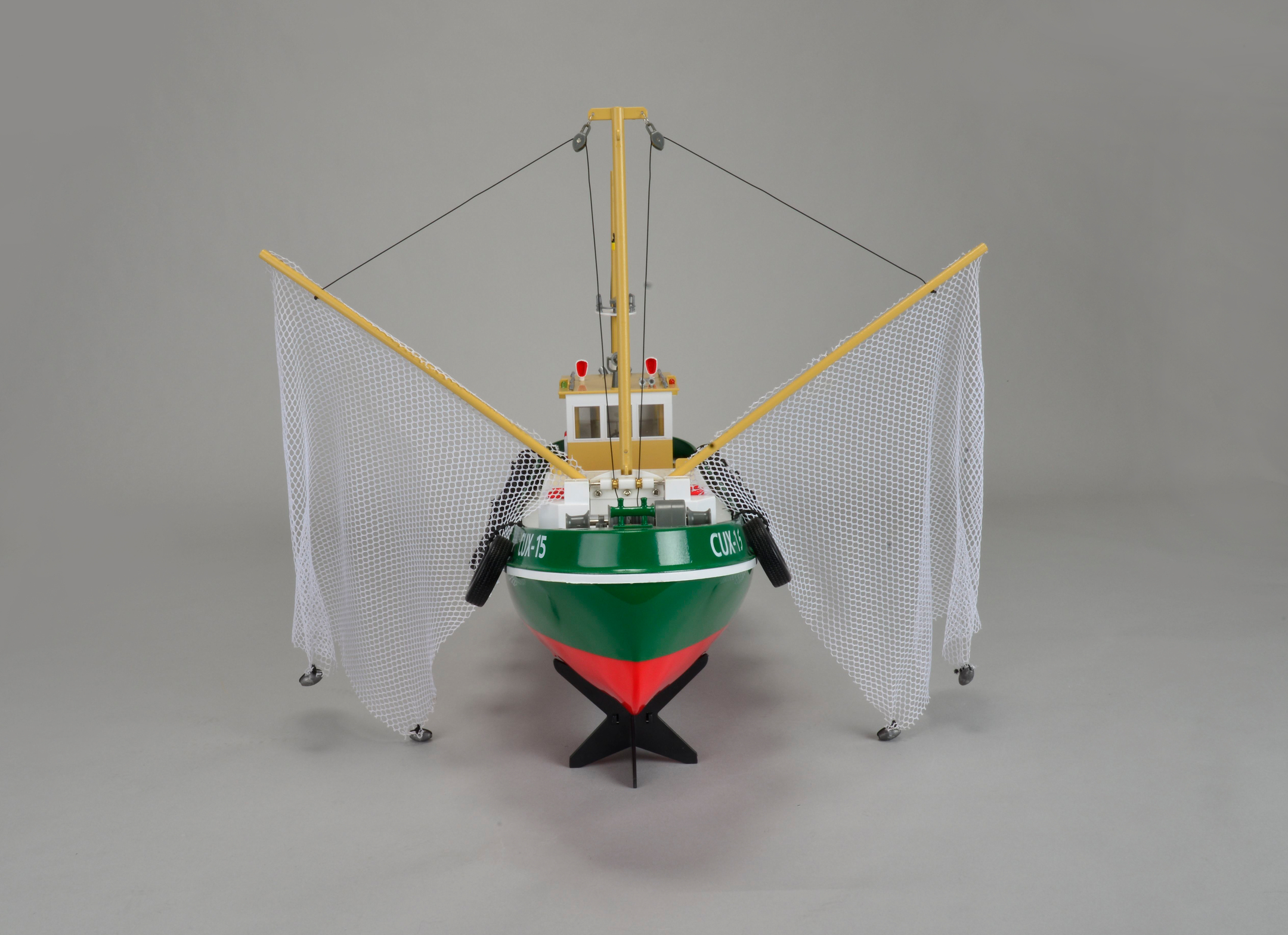 CARSON RC-Fischkutter Cux-15 2.4G Spielzeugboot, 100% Grün RTR