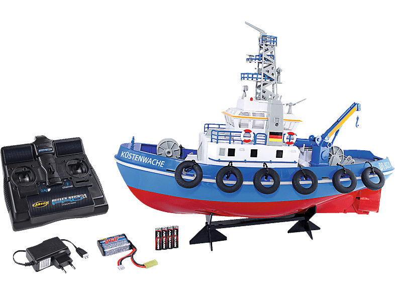 RTR Spielzeugboot, 2.4G TC-08 CARSON 100% RC-Küstenwache Blau
