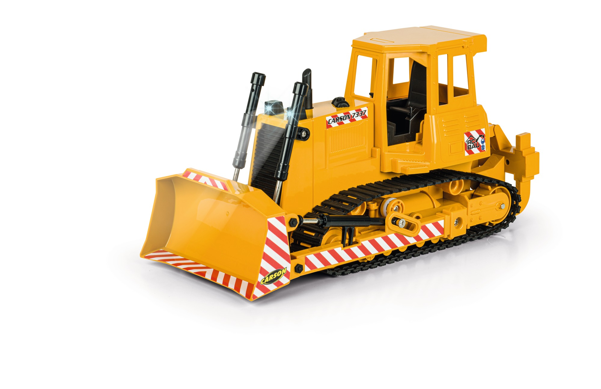 CARSON 1:20 RC Bulldozer 2,4G 100% RTR Spielzeugmodellfahrzeug, Gelb
