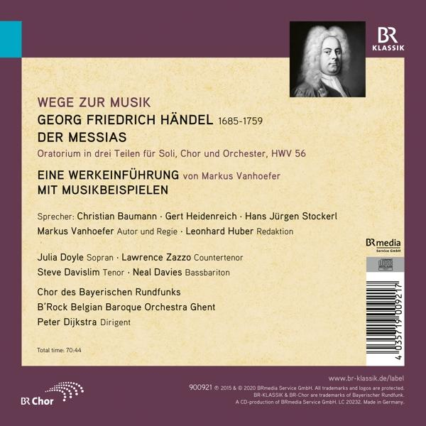 Ein CD-Cover eines klassischen Musikalbums mit Text und einem Porträt.