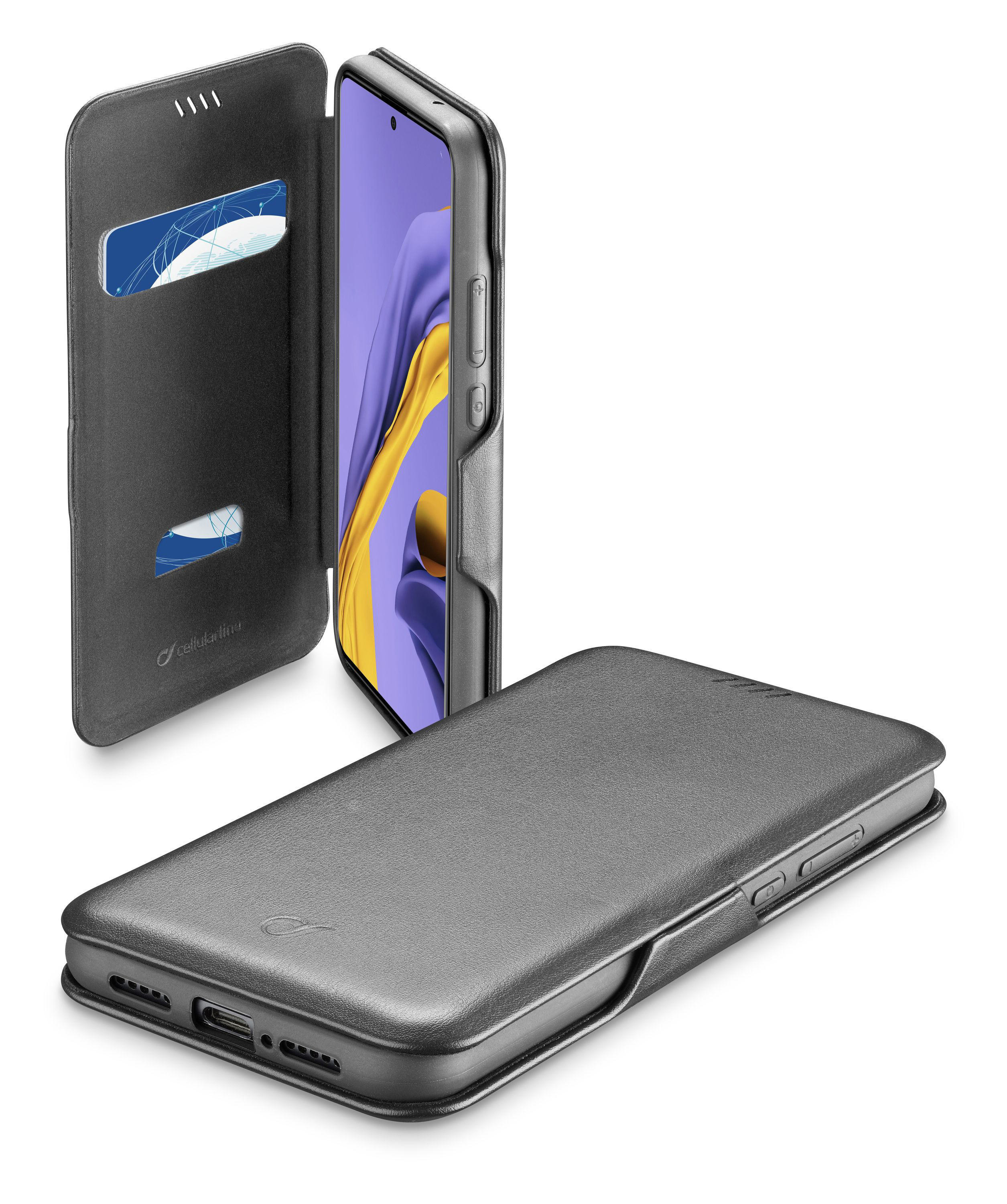 CELLULAR LINE Book Clutch, Bookcover, Samsung, Galaxy A51, Schwarz