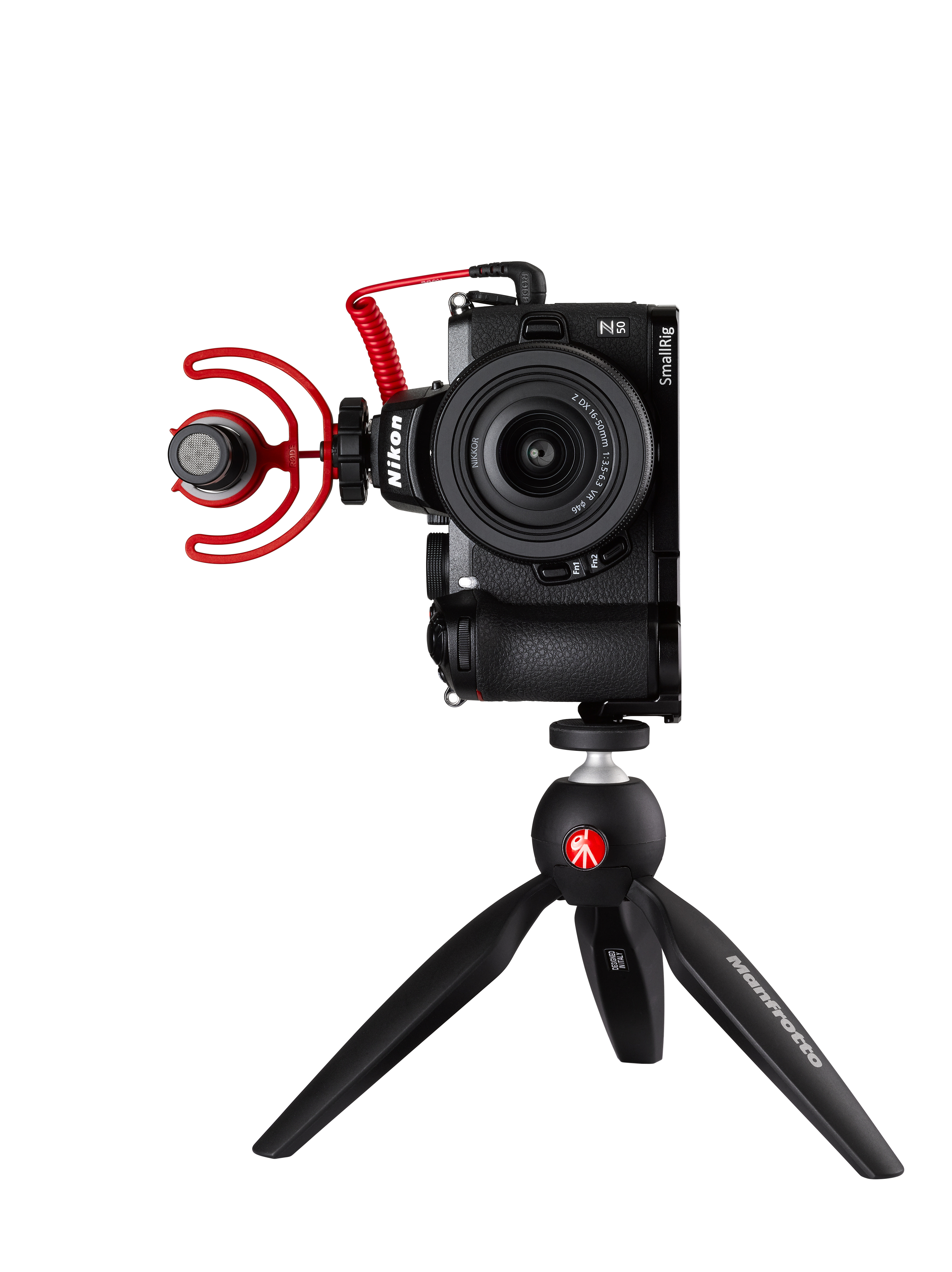 NIKON Z 50 Vlogger Kit Systemkamera mit Objektiv 16-50 mm, 8 cm Display Touchscreen, WLAN