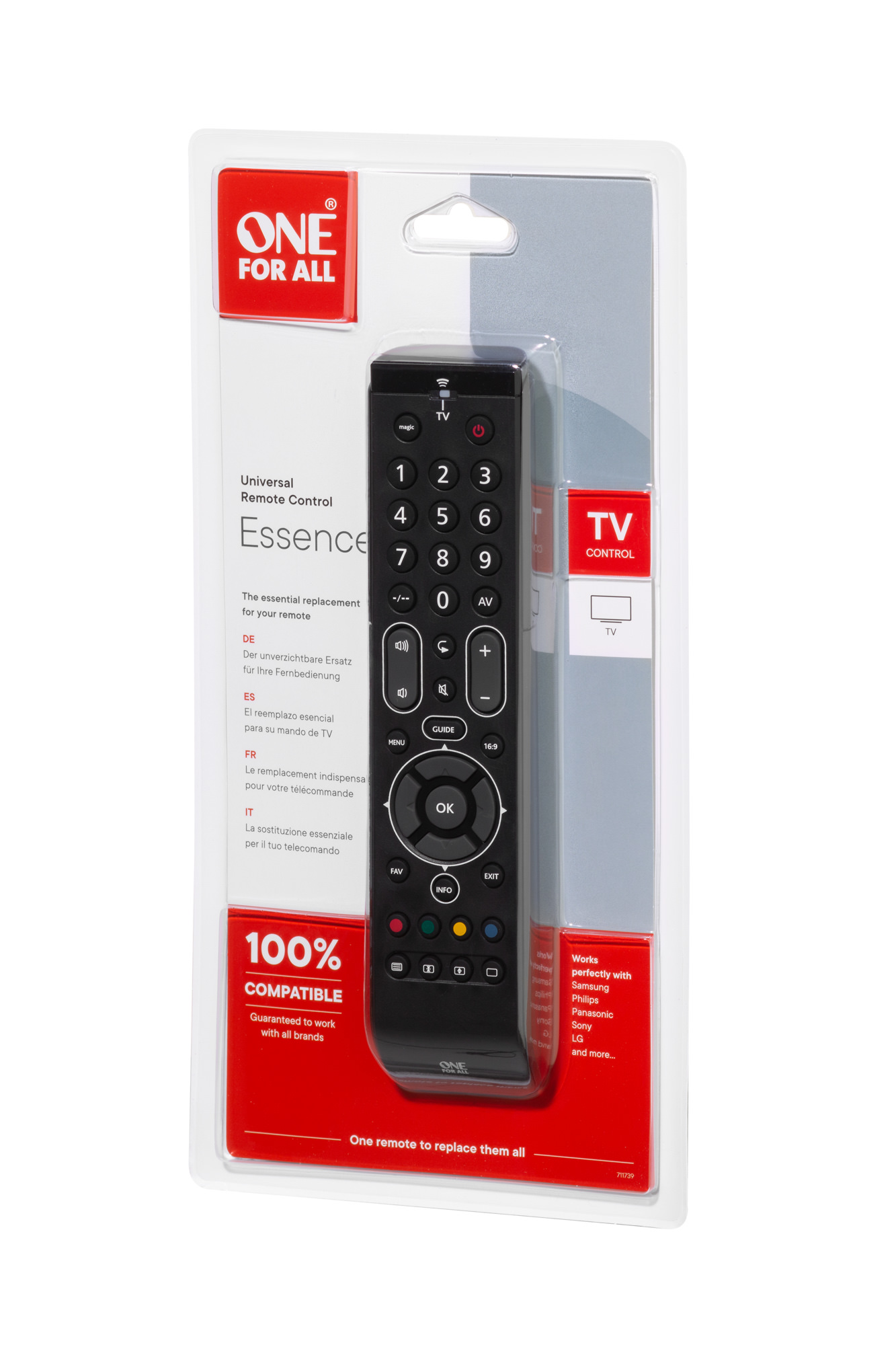 ONE FOR ALL URC 7110 Essence TV - Télécommande universelle