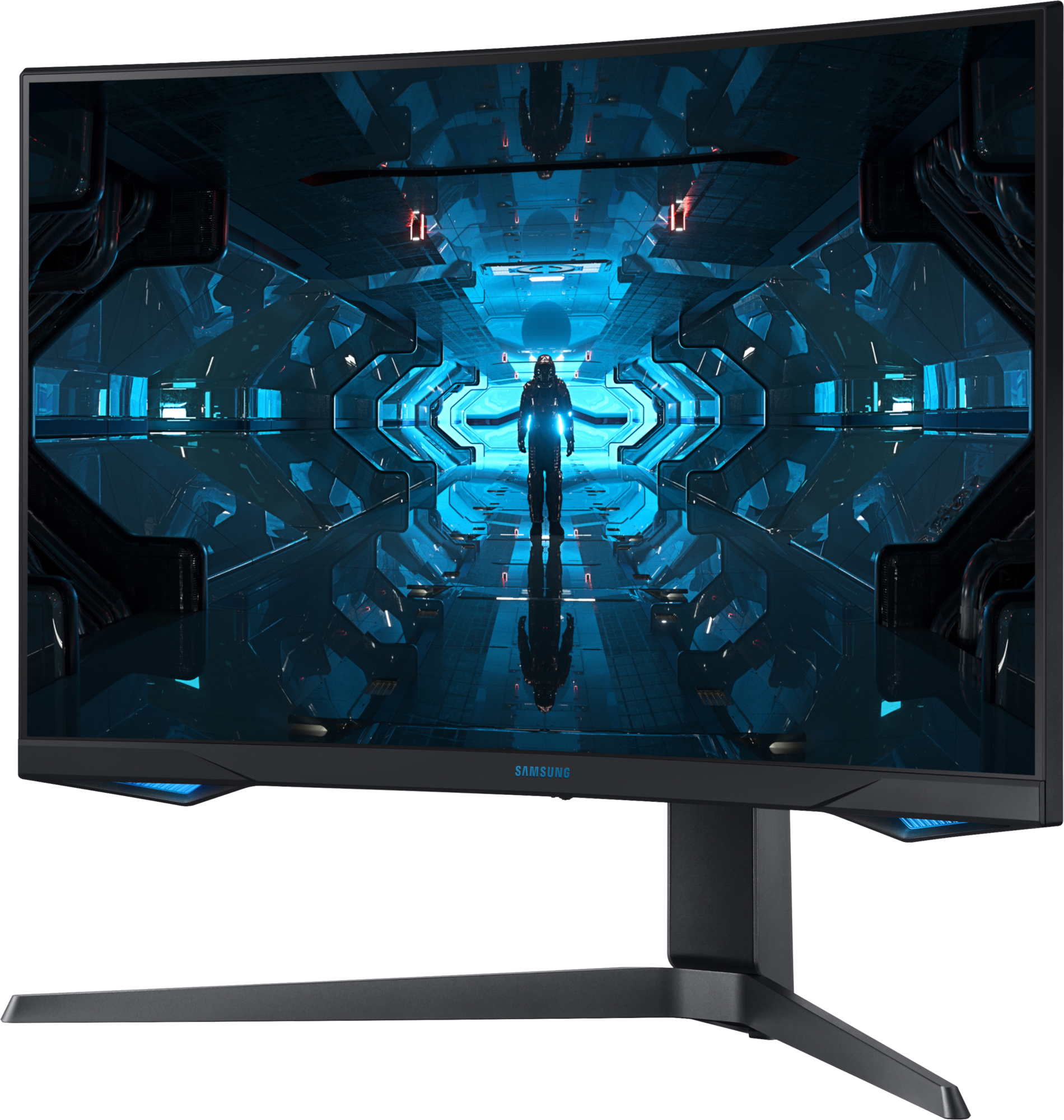 SAMSUNG Gaming Monitor Odyssey G7 Curved, 27 Zoll, WQHD, 1ms, 240Hz, 400cd, VA, Schwarz (LC27G75TQSRXEN) 27 Zoll Gaming Monitor, WQHD, 1 ms Reaktionszeit, 400 cd/m², 240 Hz, Schwarz