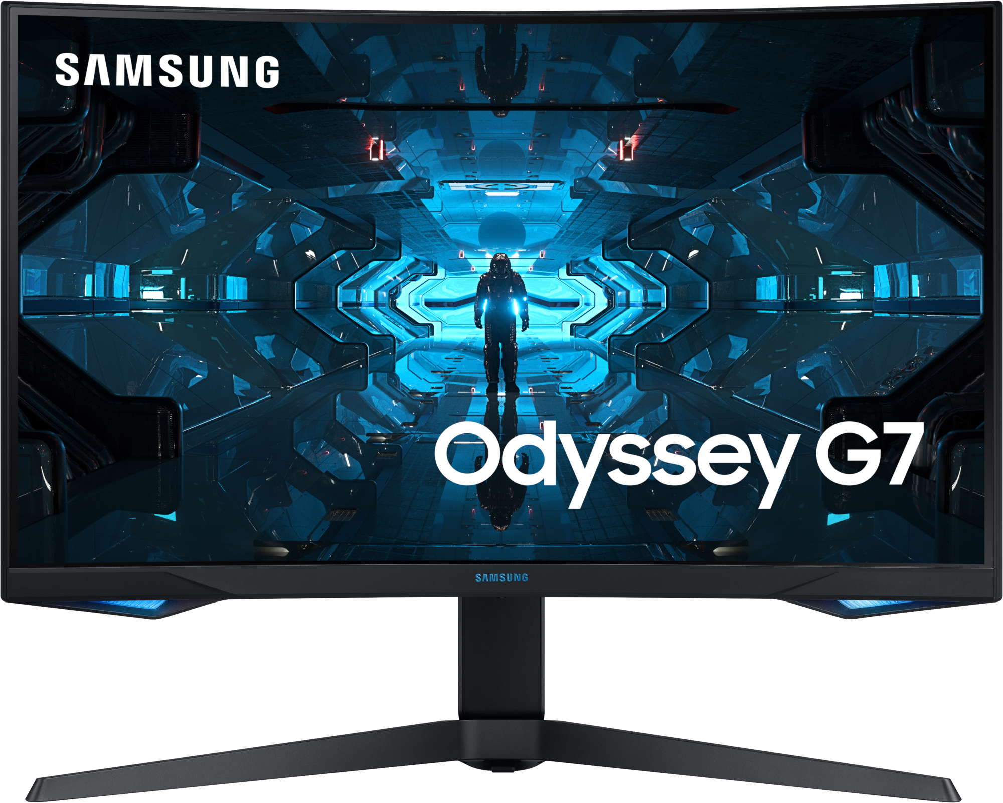 SAMSUNG Gaming Monitor Odyssey G7 Curved, 27 Zoll, WQHD, 1ms, 240Hz, 400cd, VA, Schwarz (LC27G75TQSRXEN) 27 Zoll Gaming Monitor, WQHD, 1 ms Reaktionszeit, 400 cd/m², 240 Hz, Schwarz