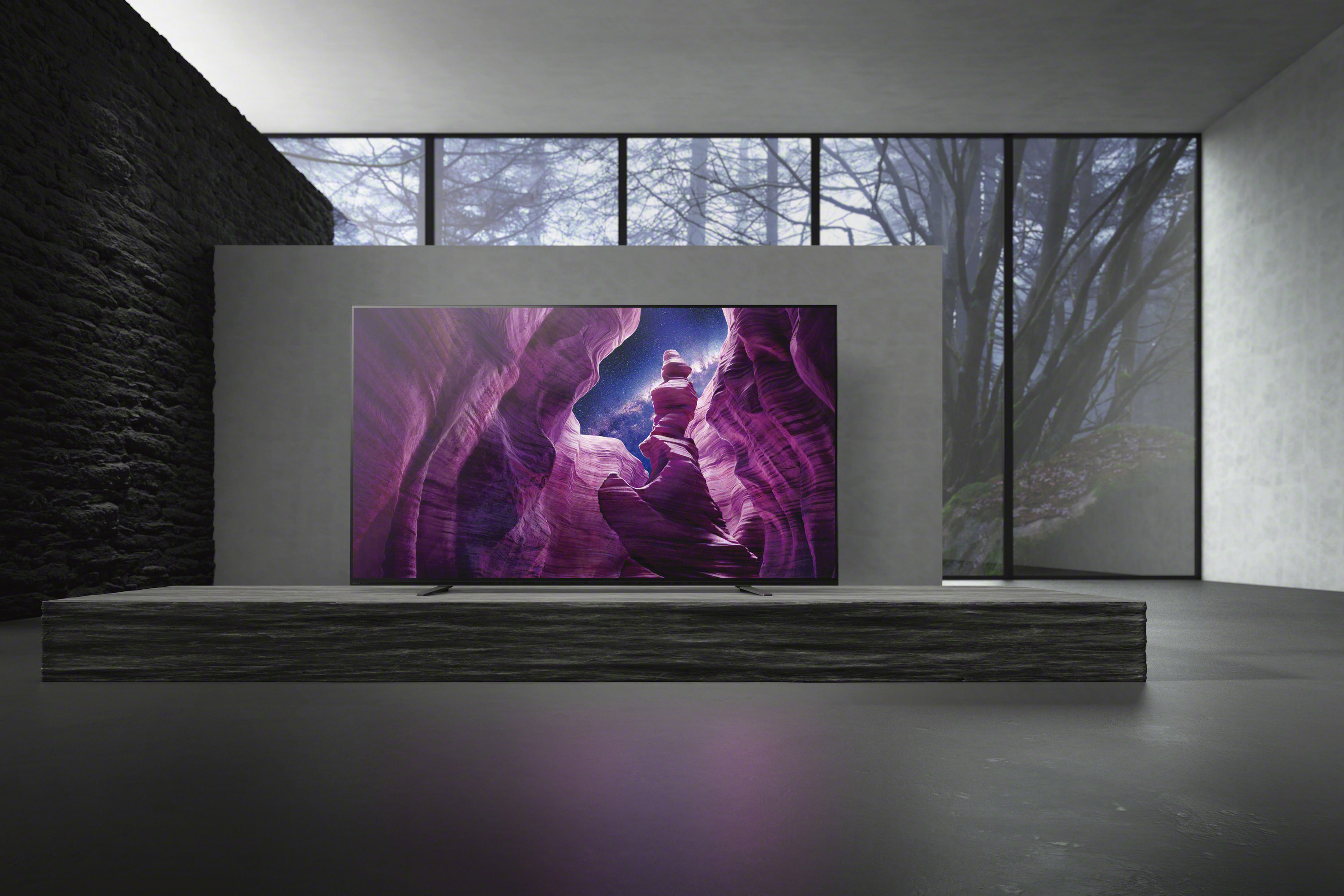 SONY KE-65A8 OLED TV (Flat, 65 Zoll / 164 cm, OLED 4K, SMART TV, Android TV)