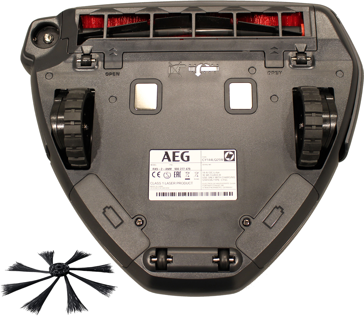 AEG RX9-2-4ANM - Robotstofzuiger - Grijs
