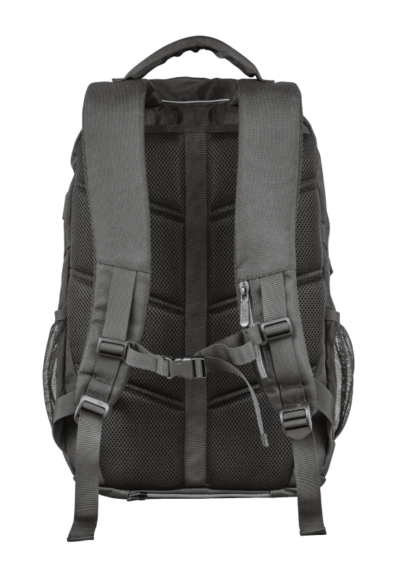 Mochila para portátil - Trust GXT 1255 Outlaw, Para portátil hasta 15.6", 20l, Poliéster, Negro