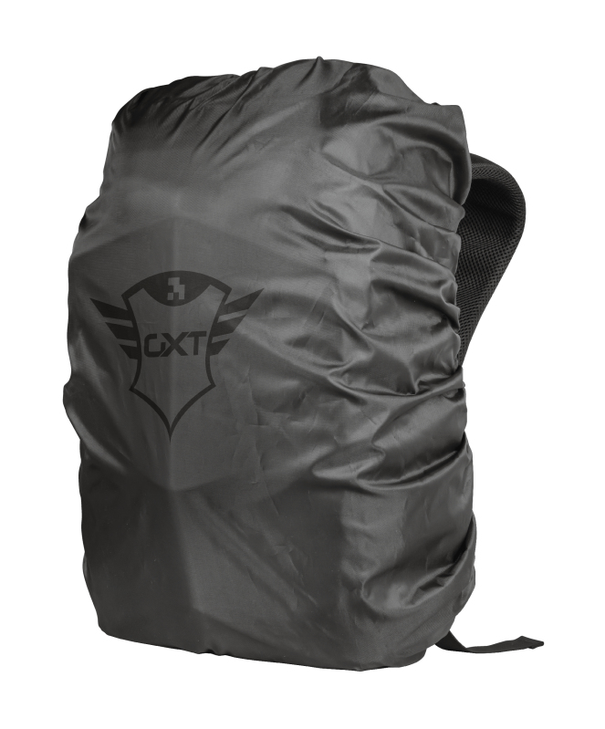 Mochila para portátil - Trust GXT 1255 Outlaw, Para portátil hasta 15.6", 20l, Poliéster, Negro