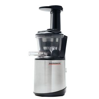 GASTROBACK 40145 Slow Juicer Advaced Vital Slow Juicer 150 Watt, Edelstahl/Schwarz