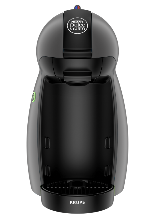 Cafetera de cápsulas - Krups Piccolo KP-100-BSC Antracita, 15 bar, 0.6 l, 1.500 W, Antracita