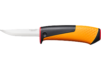 FISKARS Hardware kés famunkákhoz, tokba épített élezővel