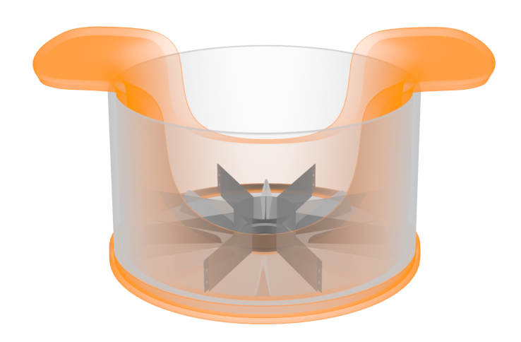 FISKARS Functional Form almaszeletelő tároló dobozzal