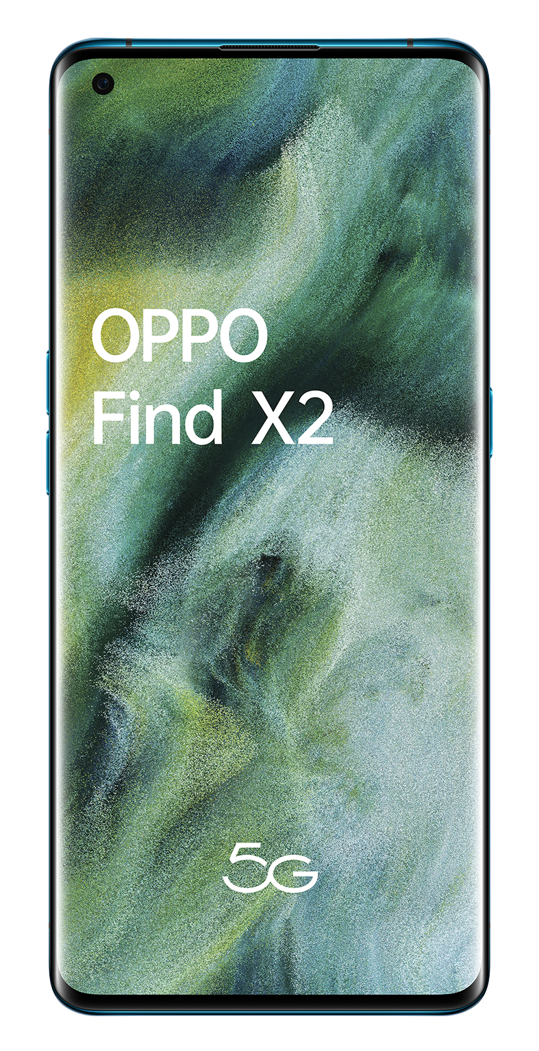 Móvil - OPPO Find X2, 256 GB, 12 GB, 6.7" 3K QHD+, Qualcomm Snapdragon 865, 5G, 4200 mAh, Android, Azul