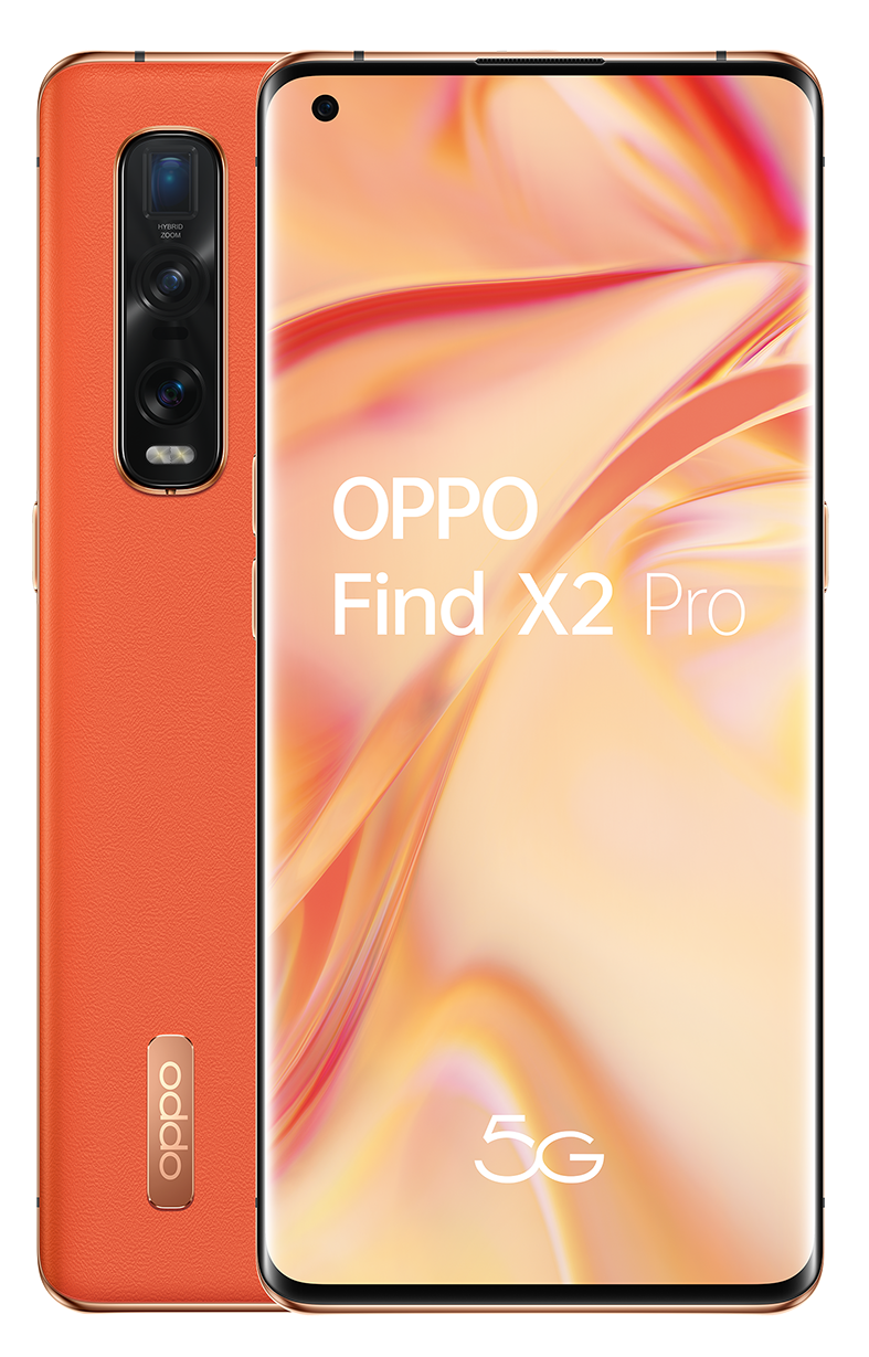 Móvil - OPPO Find X2 Pro, Naranja, 512 GB, 12 GB, 6.7" 3K QHD+, Qualcomm Snapdragon 865 5G, 4260 mAh, Android