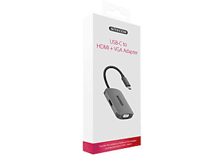 SITECOM USB-C naar VGA en HDMI