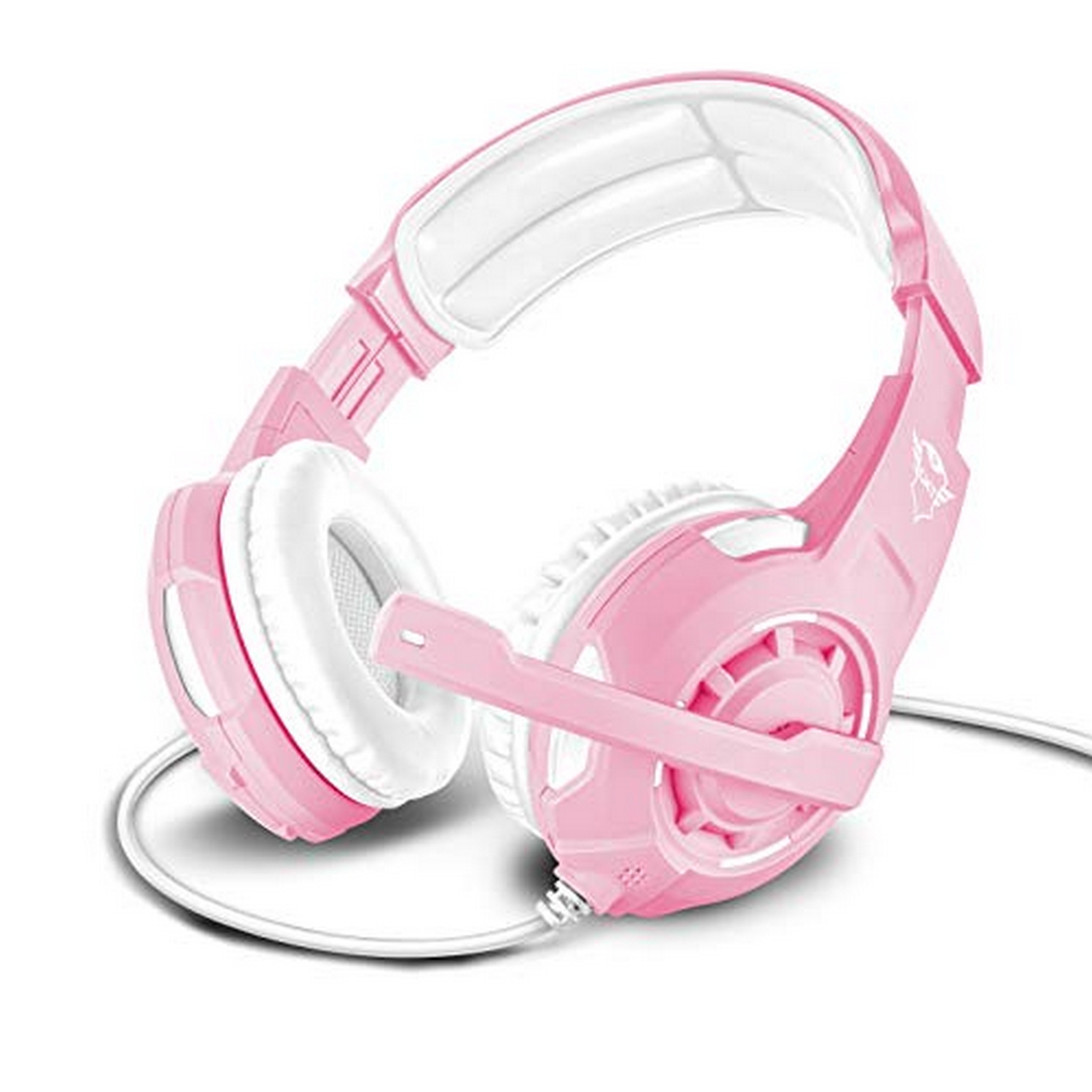 Auriculares gaming - Trust GXT 310P, Micrófono, Multiplataforma, 40mm, Cable de 1 metro, Rosa