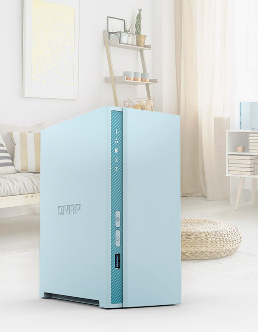 QNAP TS-230 NAS NAS 3,5 Zoll Anzahl Festplattenschächte: 2 Blau}