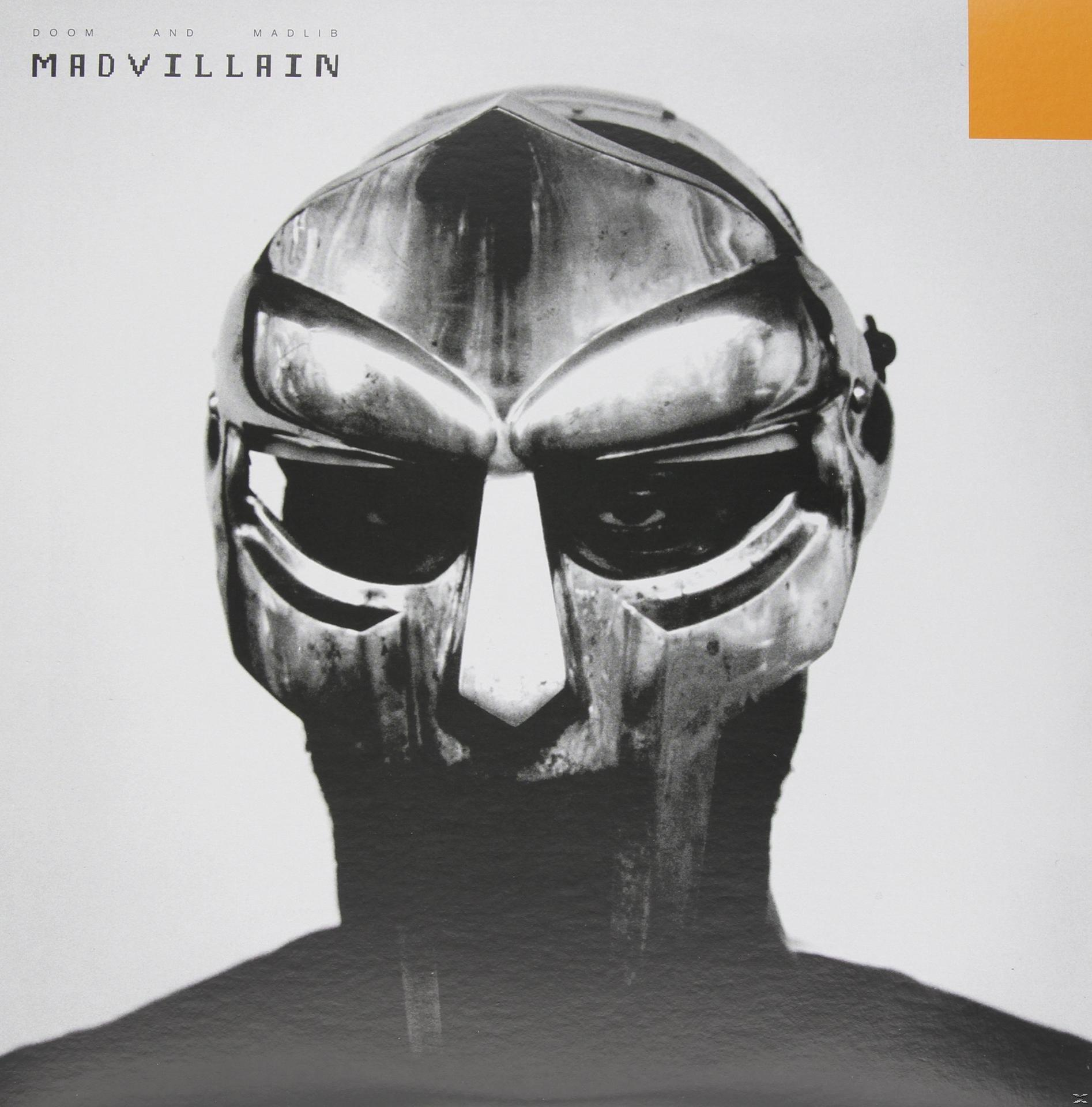 Das Albumcover zeigt eine Metallmaske mit dem Schriftzug MADVILLAIN darüber.