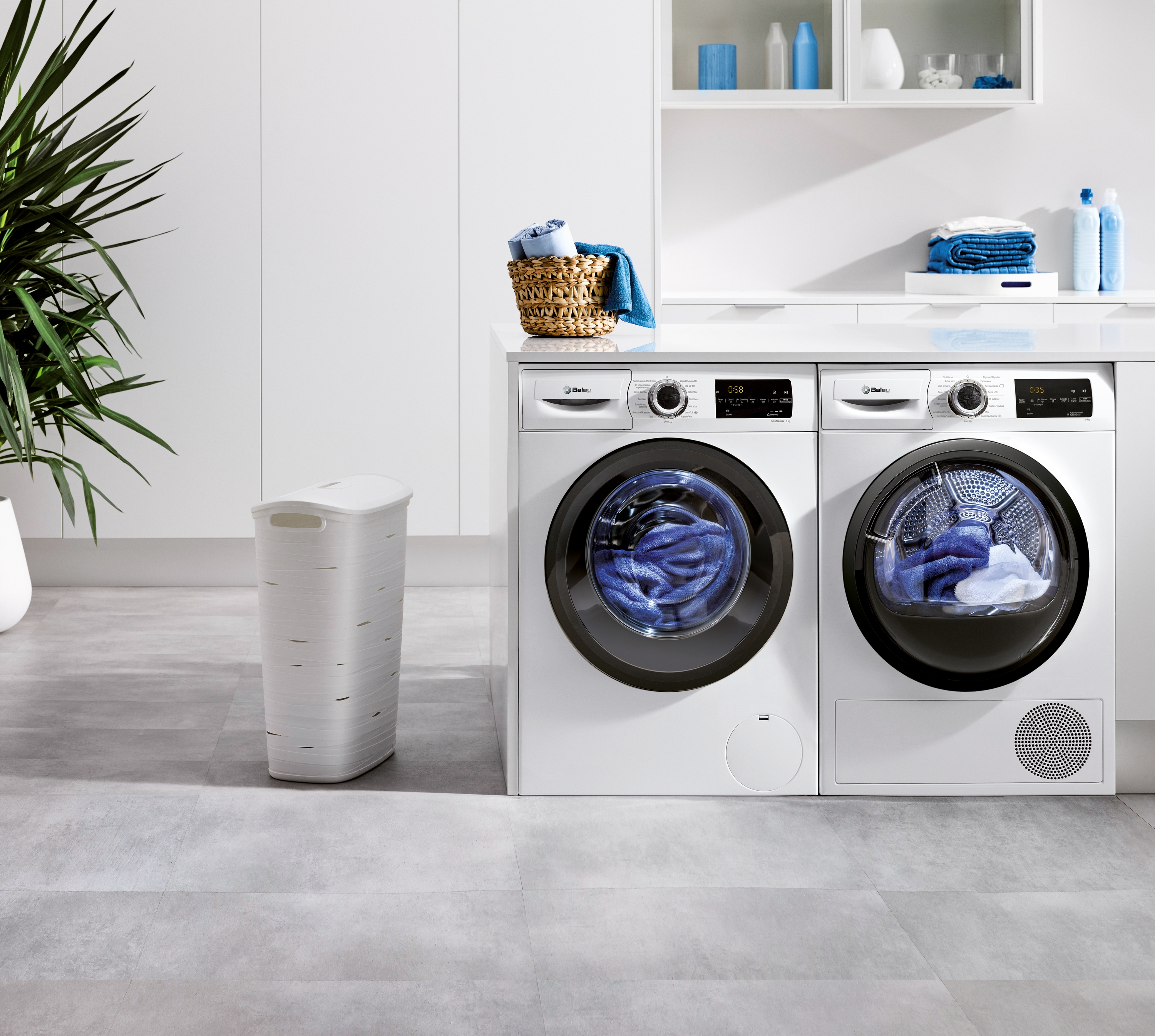Lavadora carga frontal - Balay 3TS994B, 9 kg, 1400 rpm, Programable, 10 Programas, ExtraSilencio, Blanco