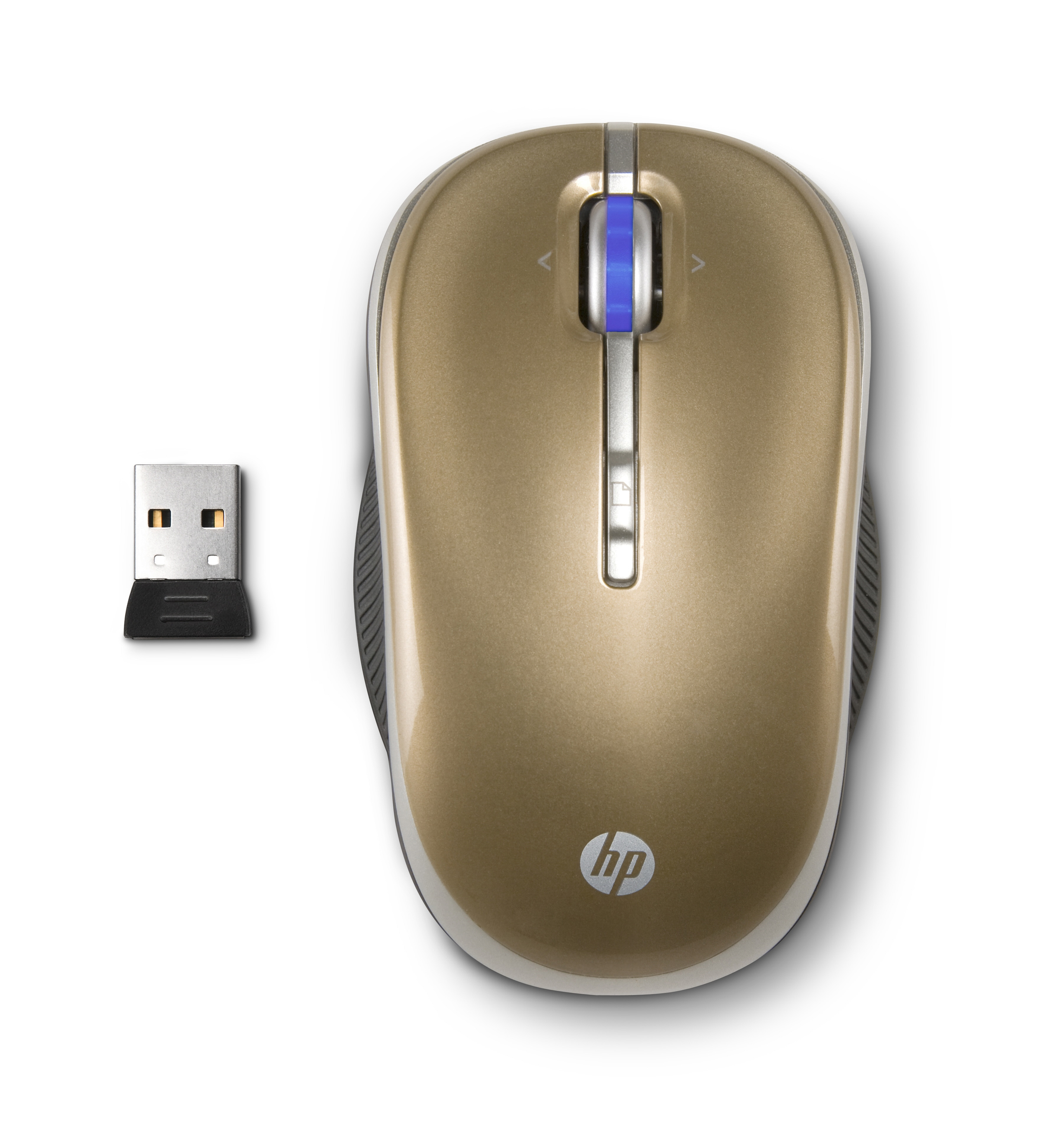 Raton Inalámbrico - HP, LP336AA WIRELESS MOUSE (BUTTER GOLD)