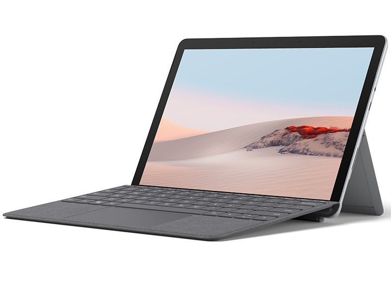 MICROSOFT Surface Go Signature Grau Type Tastatur Cover Platin