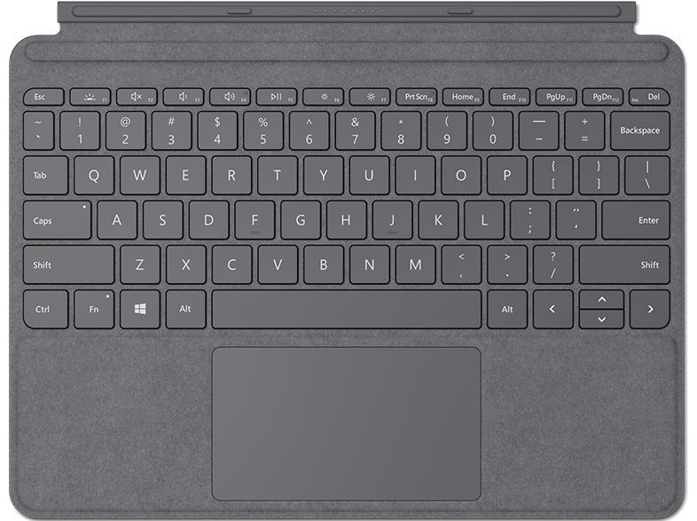 Cover Go Type Platin Grau Signature Tastatur Surface MICROSOFT