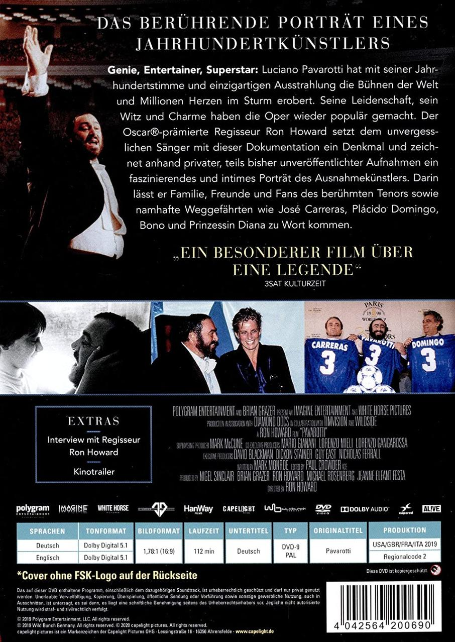 DVD-Hülle mit Filmplakat und Text in mehreren Sprachen.