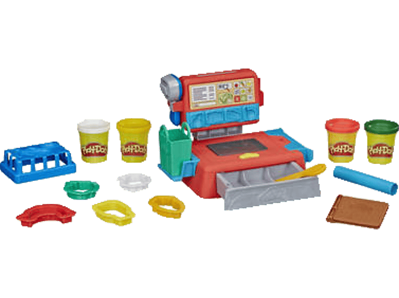 Verkaufsprozess PLAY-DOH Supermarkt-Kasse Spielknete, Mehrfarbig