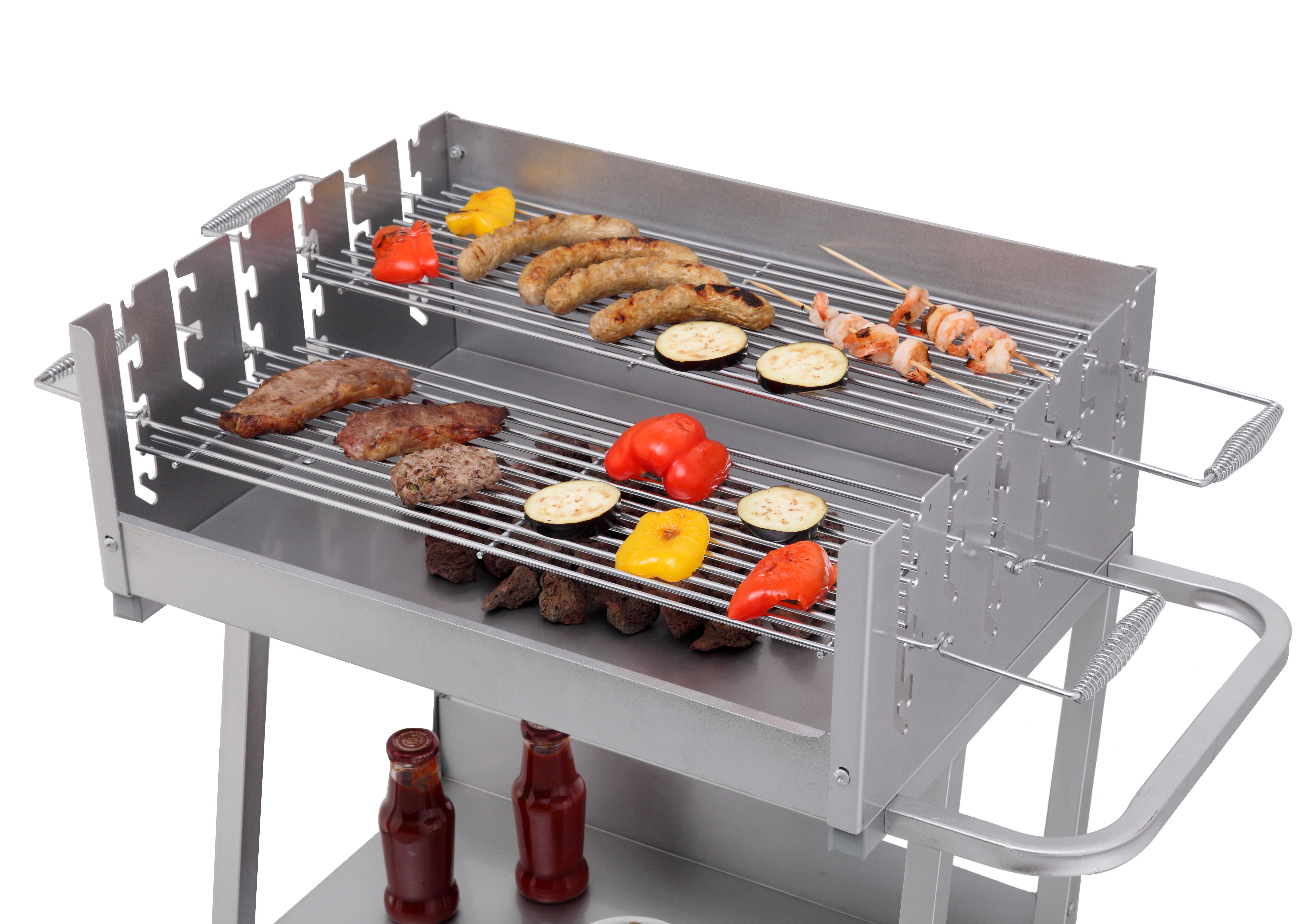 TEPRO 1030 Pasadena Kohlegrill, Silber 