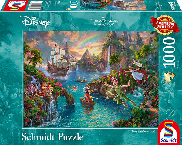 SCHMIDT SPIELE (UE) Puzzle Disney Puzzle Mehrfarbig Peter Pan Teile 1.000