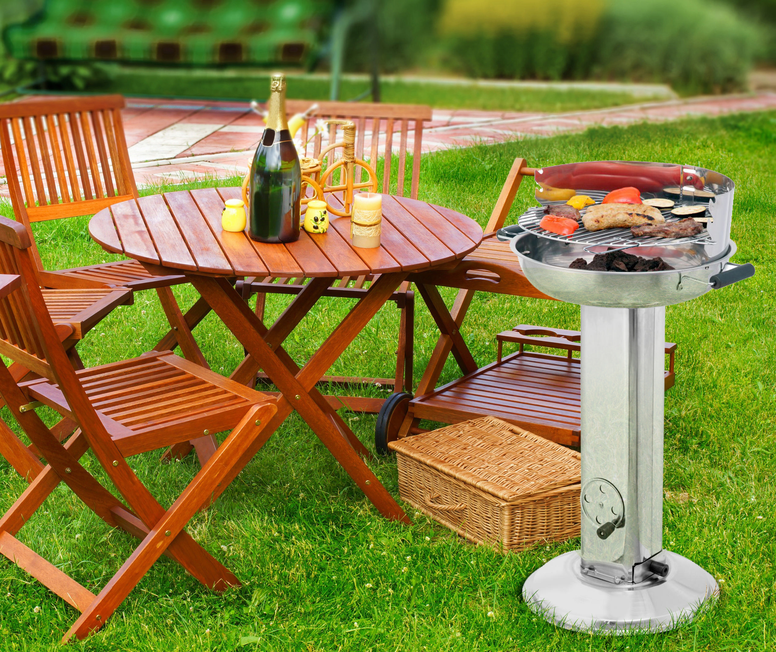 TEPRO 0824 Hartford Kohlegrill, Edelstahl 