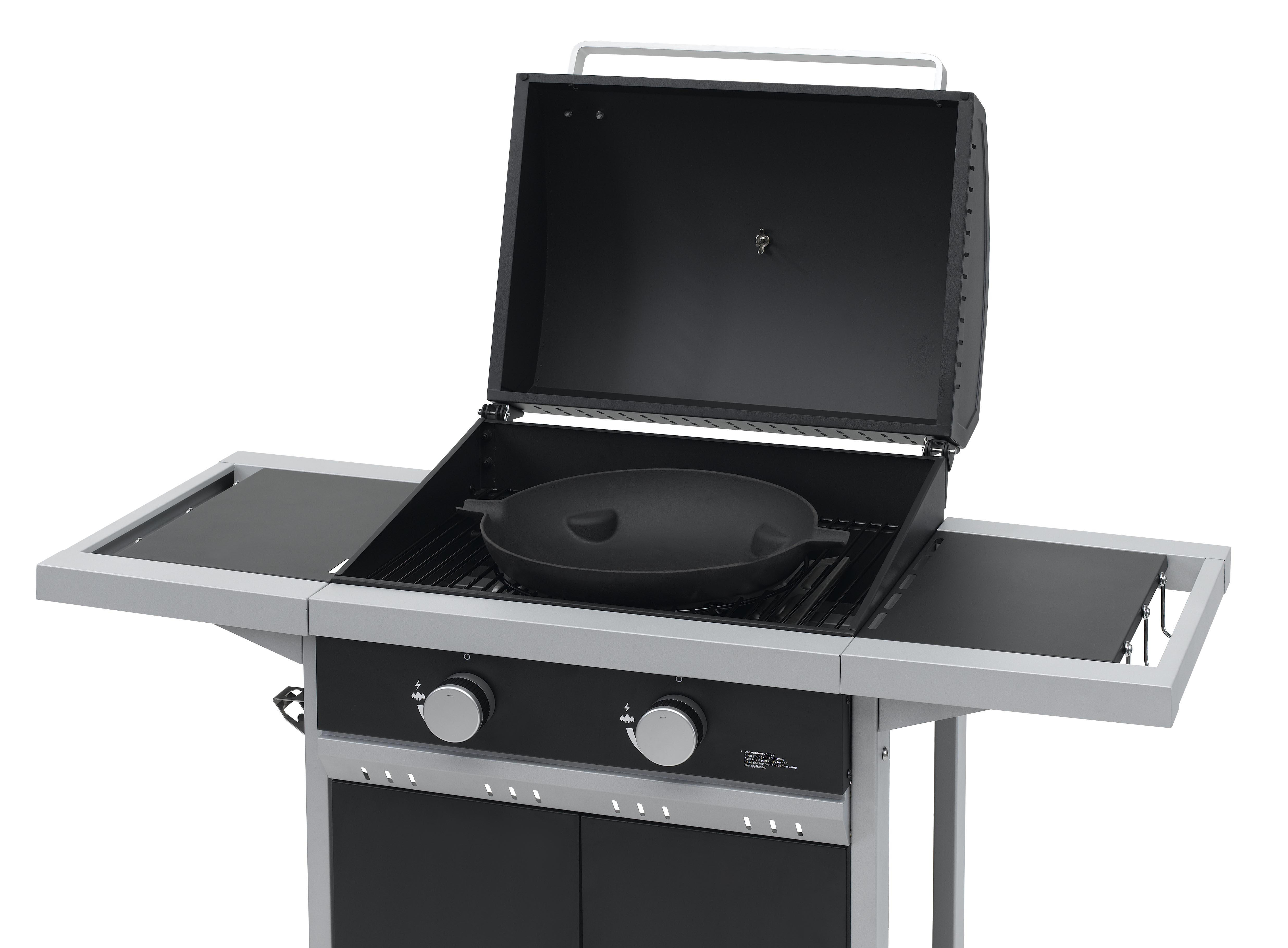 TEPRO 3161 Tiverton Gasgrill, Schwarz/Hellgrau (7000 Watt)