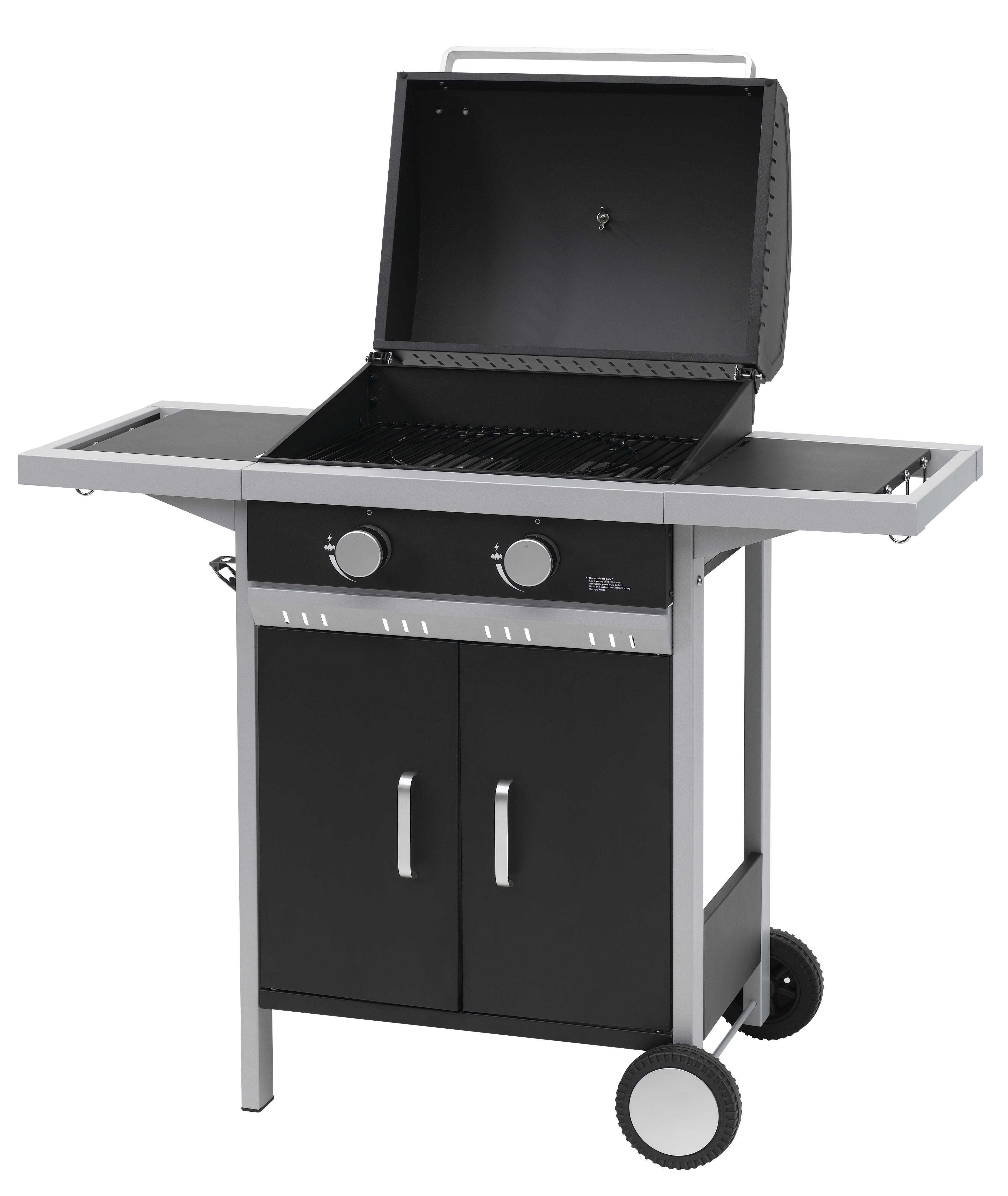TEPRO 3161 Tiverton Gasgrill, Schwarz/Hellgrau (7000 Watt)